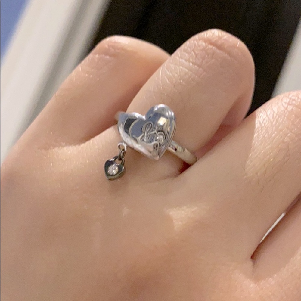 Agnes B heart ring